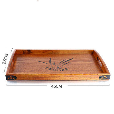 Plateau en bois rectangulaire 5