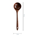 Ensemble de cuillères à spatule en bois d'acacia 5