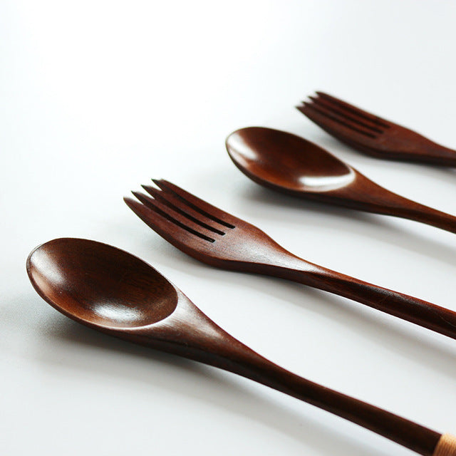 Ustensiles de cuisine en bambou 4
