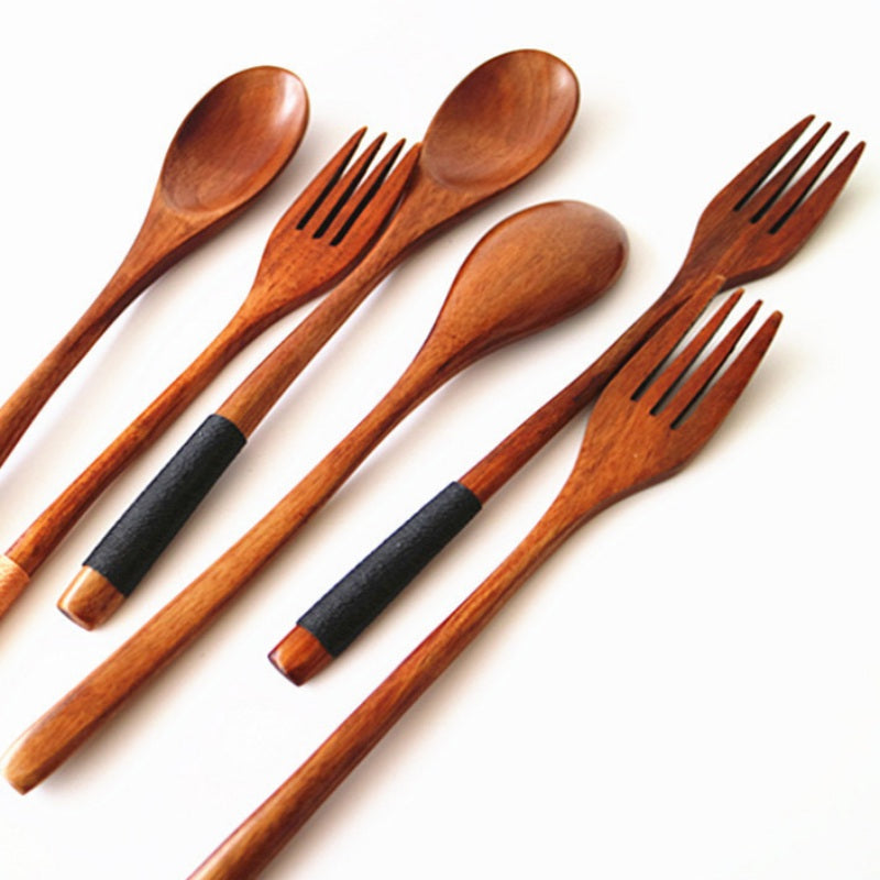 Ustensiles de cuisine en bambou 5