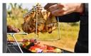 Grille portable  14 clips en Fente En Acier Inoxydable pour BBQ 5