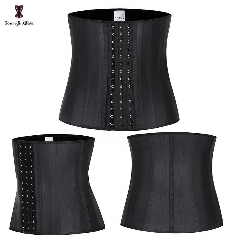 Corset brillant en coton et latex 5