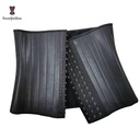 Corset brillant en coton et latex
