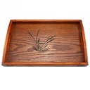 Plateau en bois rectangulaire