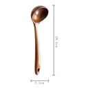 Ensemble de cuillères à spatule en bois d'acacia